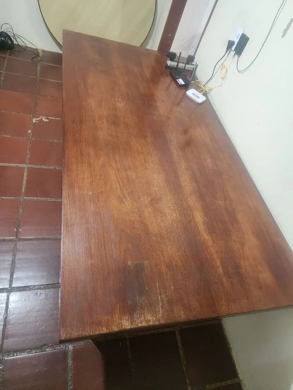 Mesa de reunião  - madeira de lei  - Foto 2
