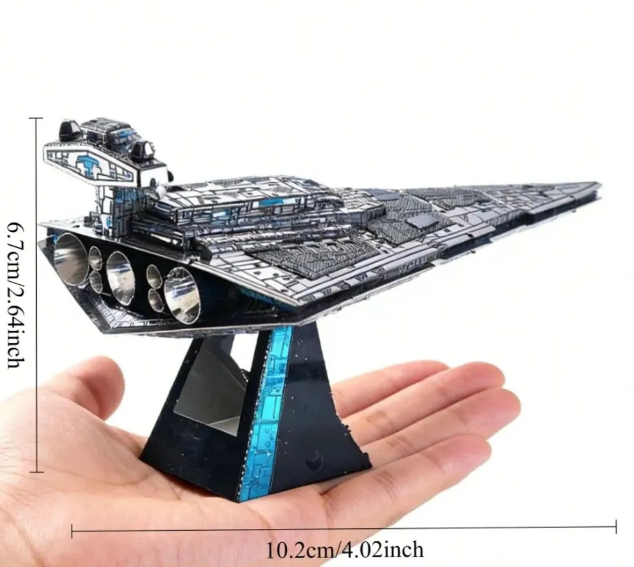 Quebra Cabeça 3D Metal Star Destroyer - Foto 2