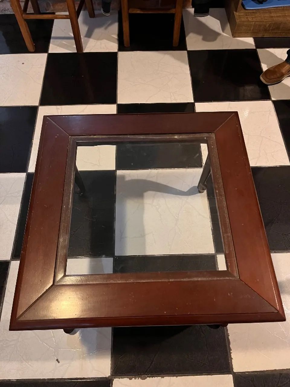Conjunto Mesa de canto e Mesa de centro/ madeira de lei  - Foto 3