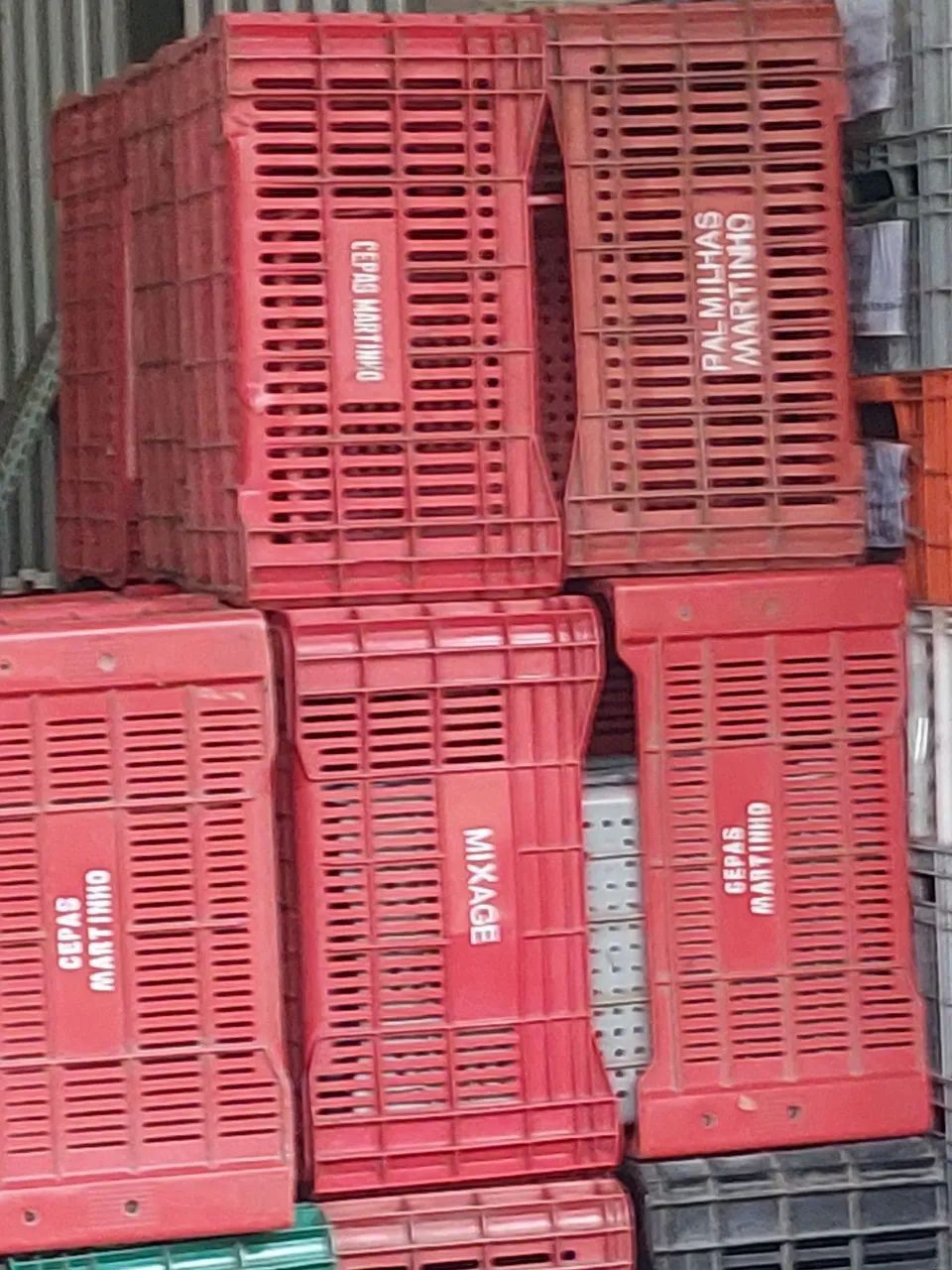 Caixas plasticas