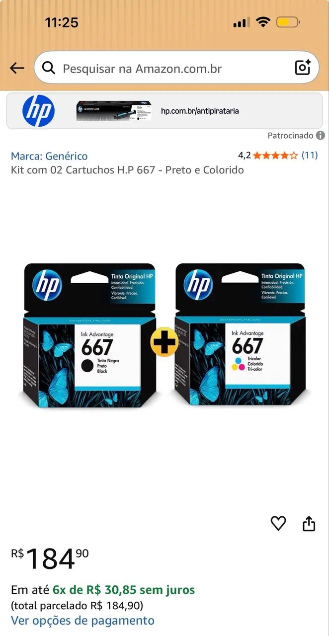 Tintas para impressora HP - Foto 2
