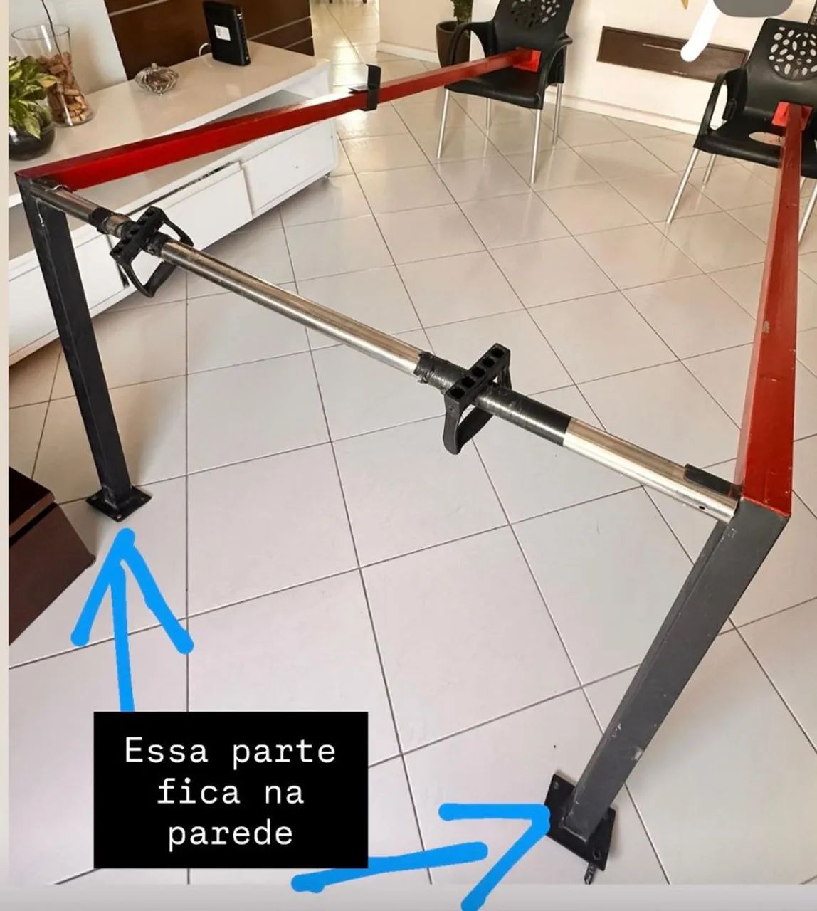 Barra de musculação