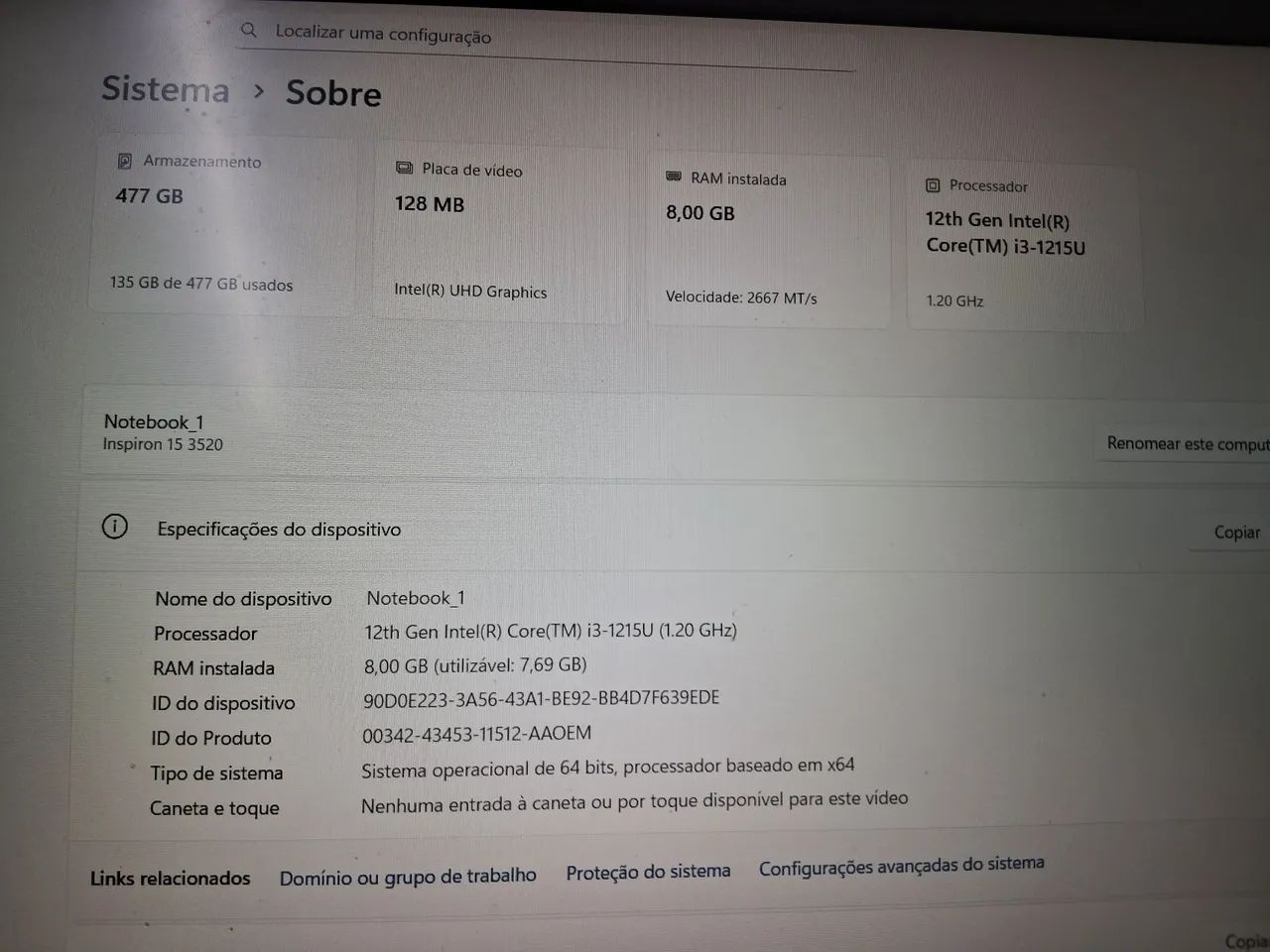 Notebook Dell I3 1215U - Foto 4