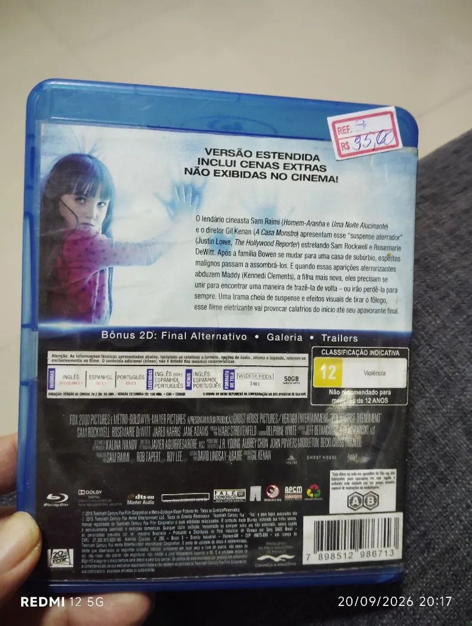 BLU RAY POLTERGEIST O FENOMENO - Foto 4