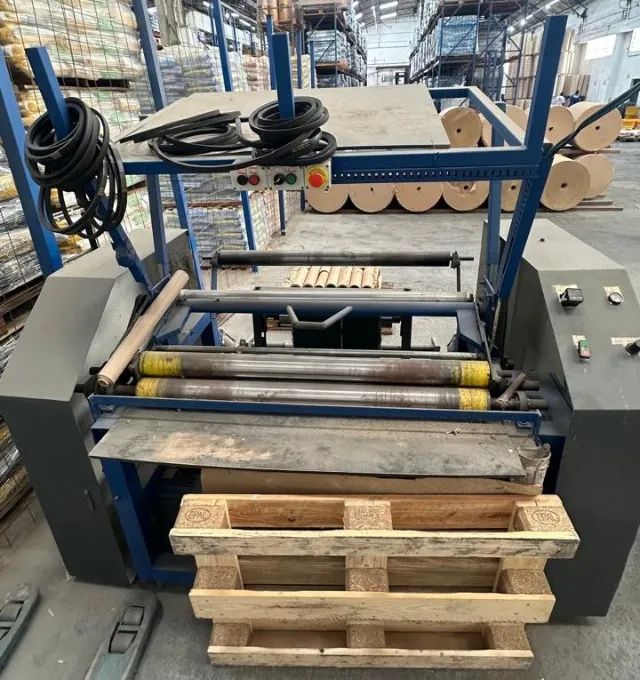 Rebobinadeira Semi Automatica Papel Kraft Semi Kraft 