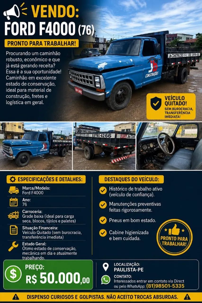 F4000 TRABALHANDO