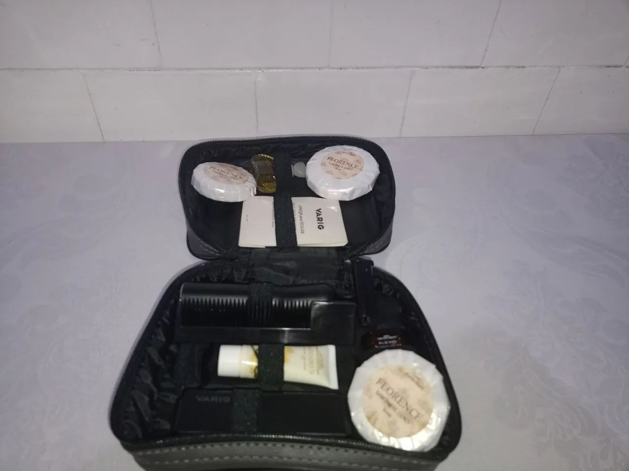 Kit Bolsa Necessaire Varig Antigo - Foto 4