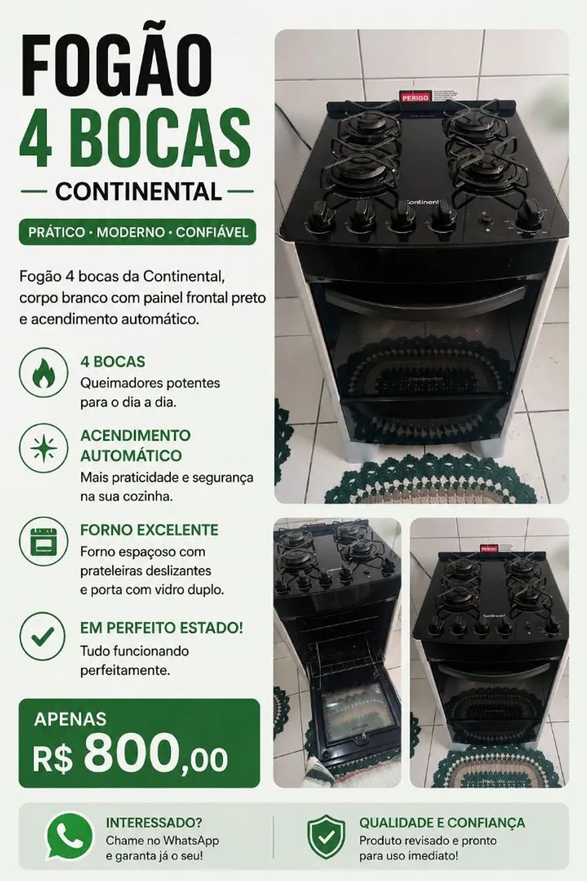Fogão Continental  - Foto 4