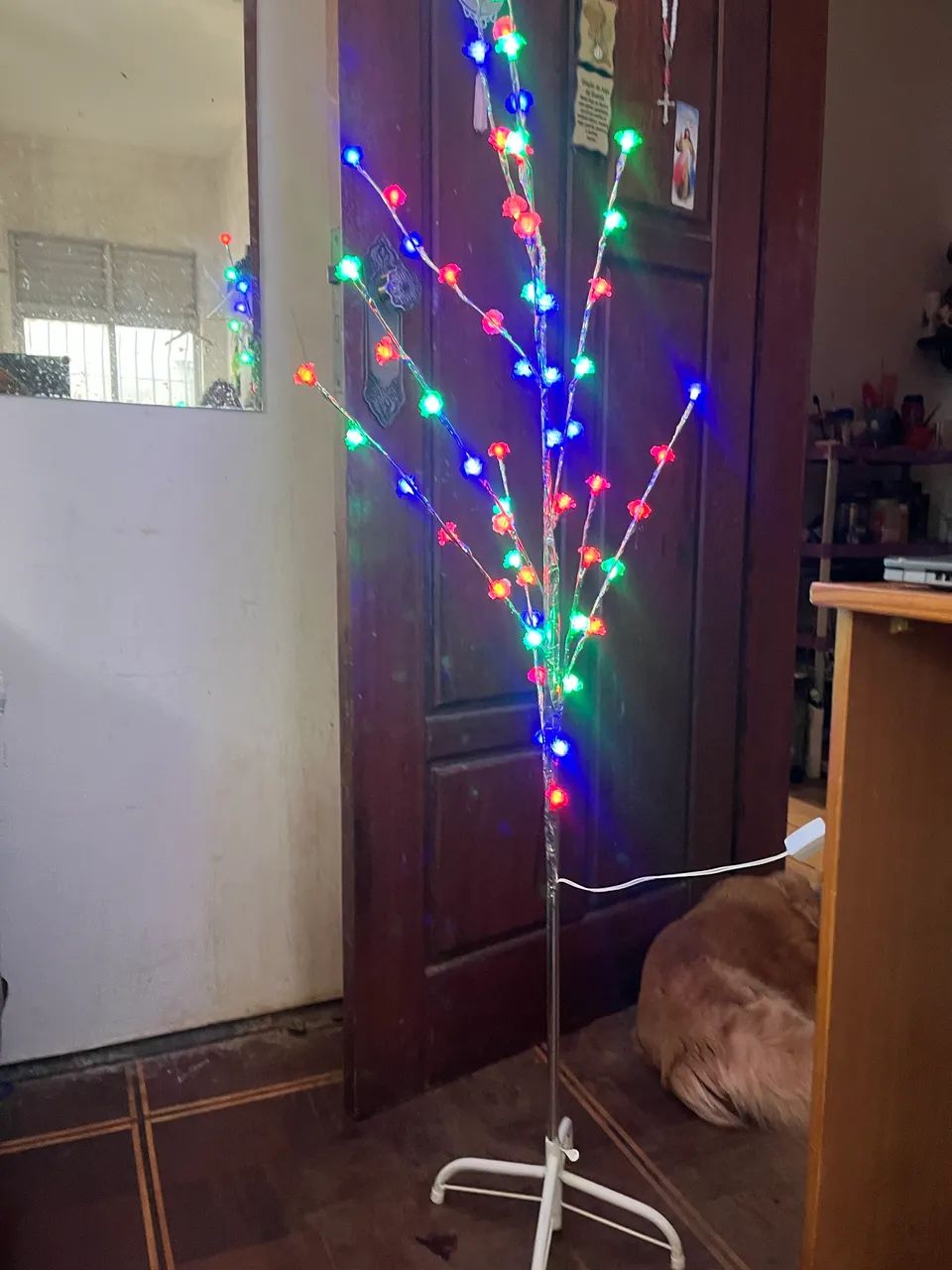 Árvore de Flores Luminária 