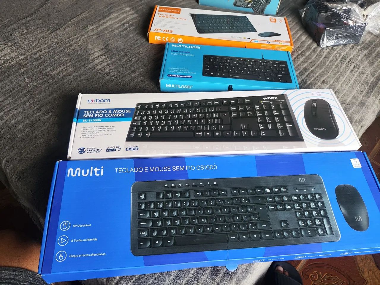 Teclado e Mouse Todos Funciona Perfeitamente  - Foto 4