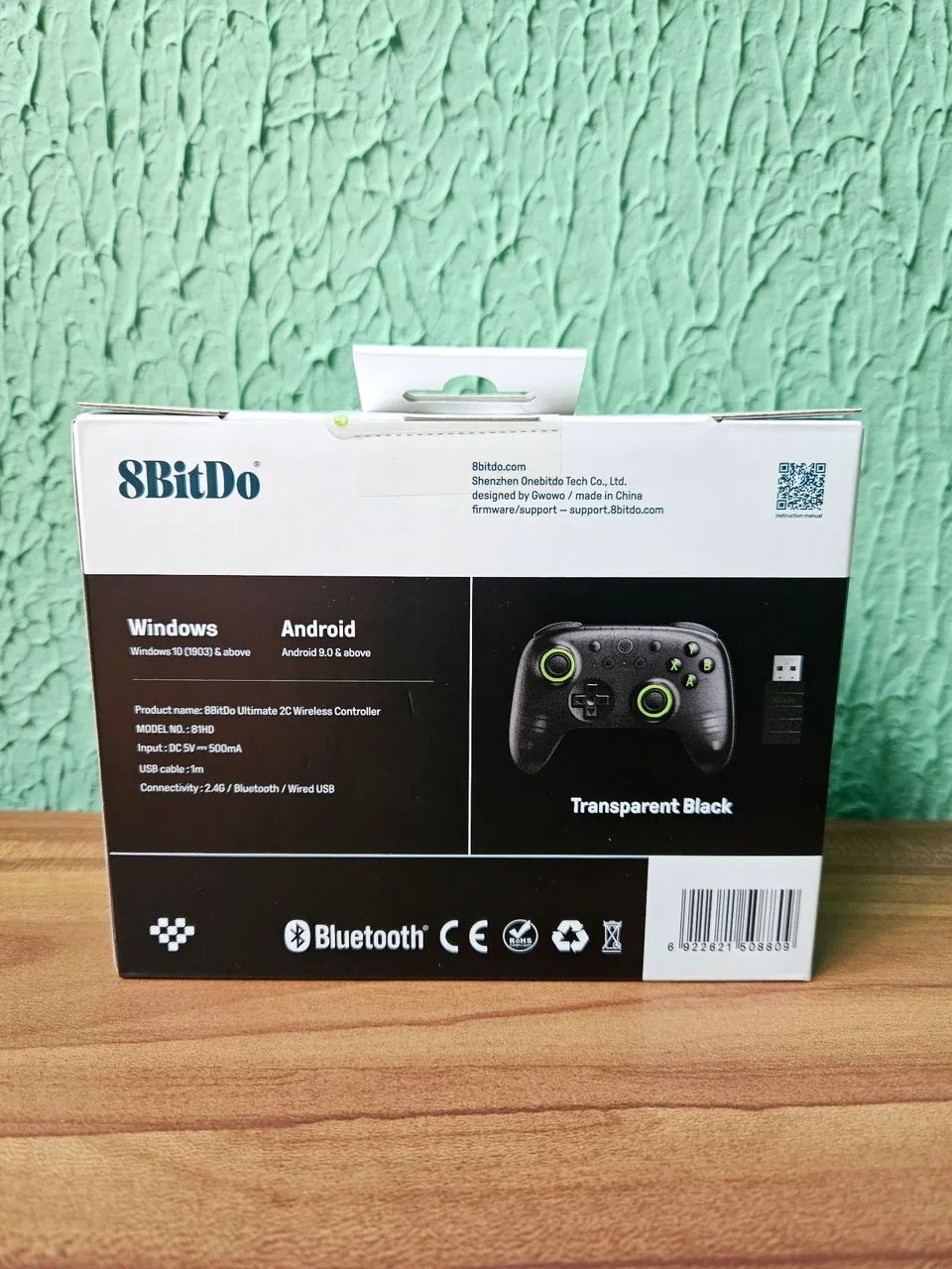 Controle 8BitDo Ultimate 2C Wireless e Bluetooth - Hall Effect - Lacrado  - Foto 2