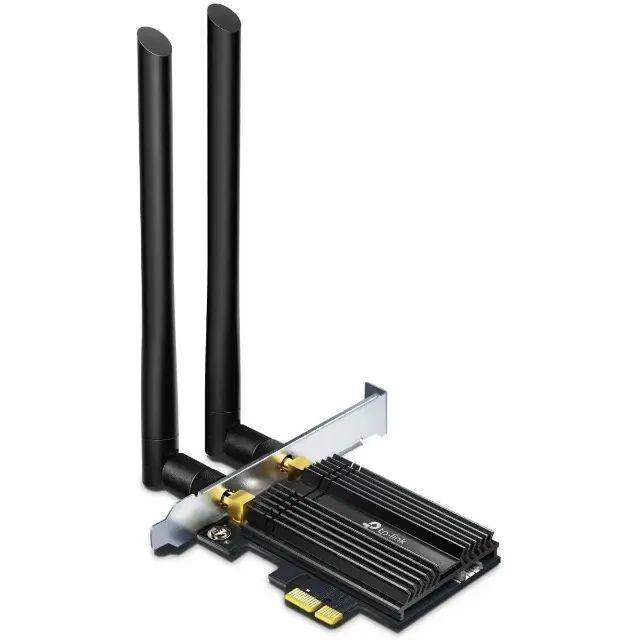 Placa Rede Pci-e Tp-link Tx50e Ax3000 Wi-fi 6 E Bluetooth 5 Novo Loja Coimbra Computadores - Foto 2