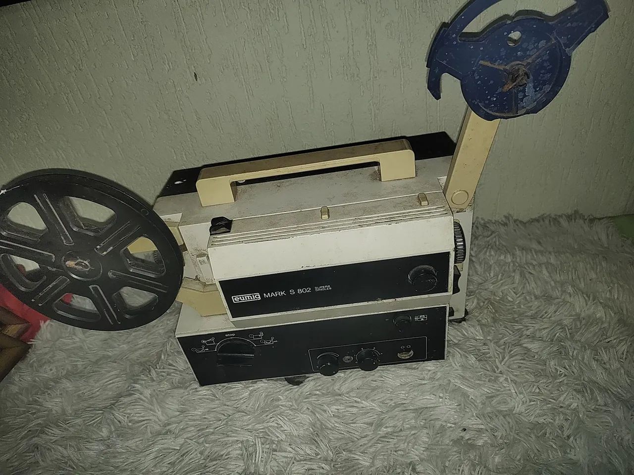 Progetor de filme antigo década 80 