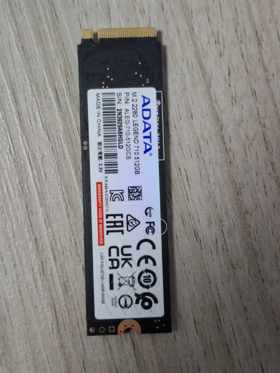 SSD M2 NVMe 512GB ADATA LEGEND 710 M.2 - Foto 2
