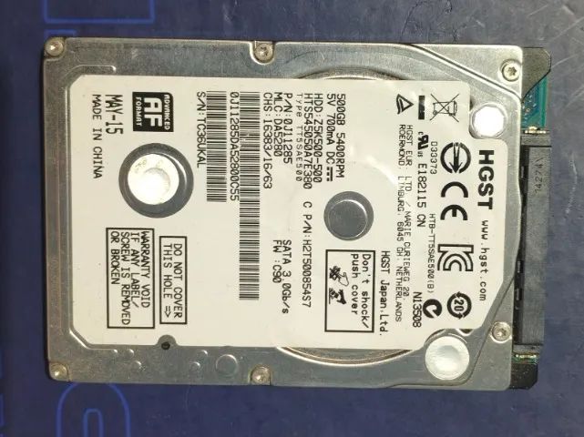 HD HGST de 500GB 