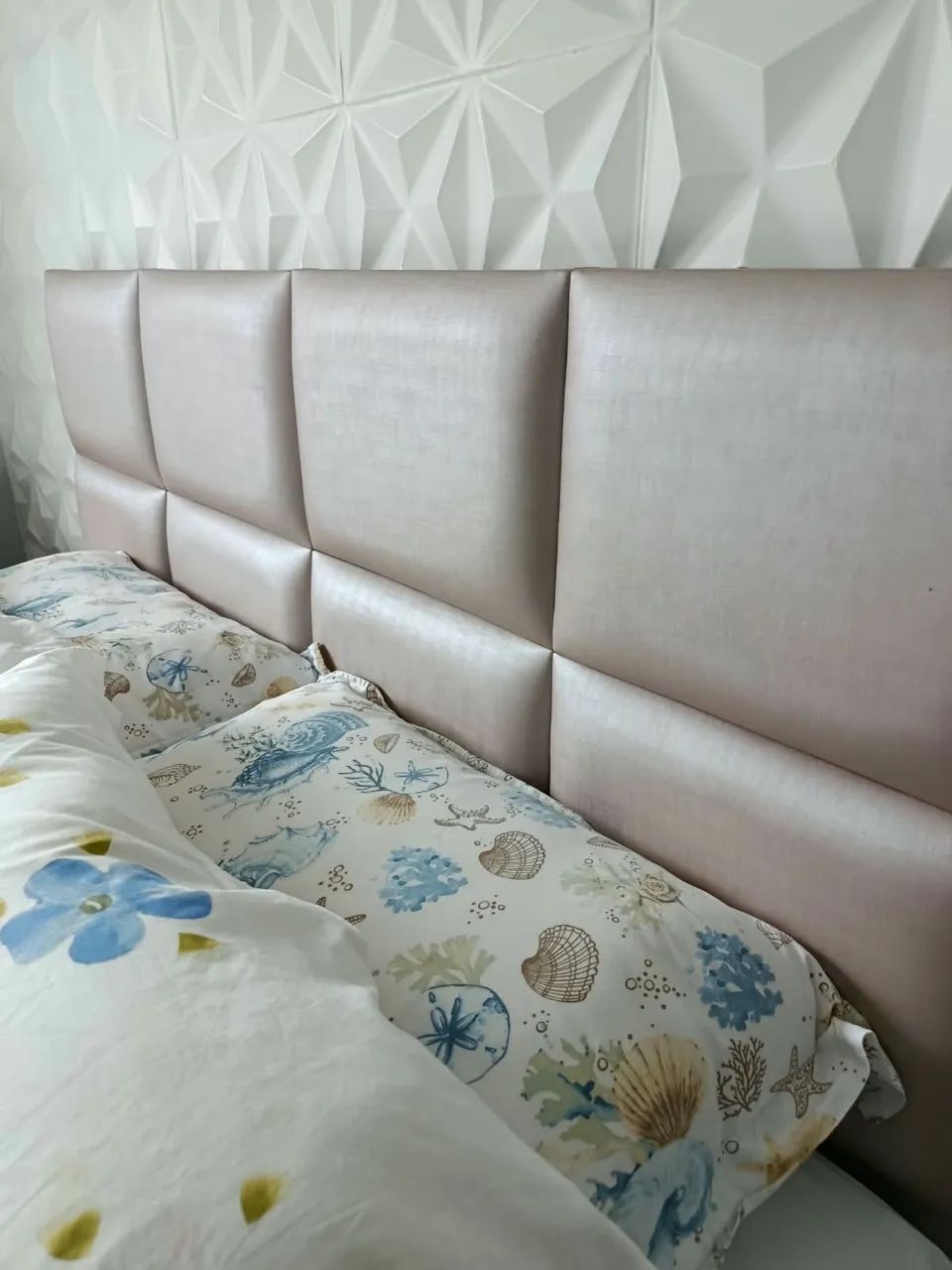 Cabeceira de cama Qeen rose - Foto 4