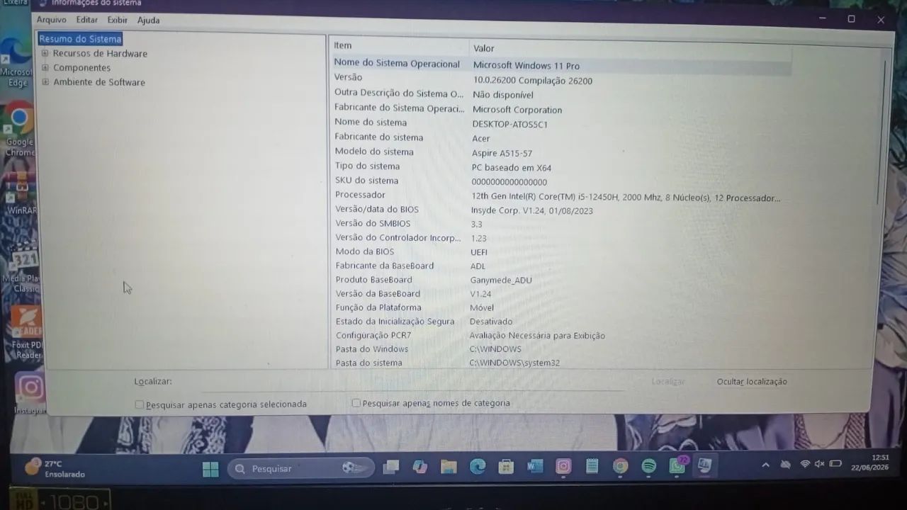  Notebook Acer Aspire A515-57 - Foto 2