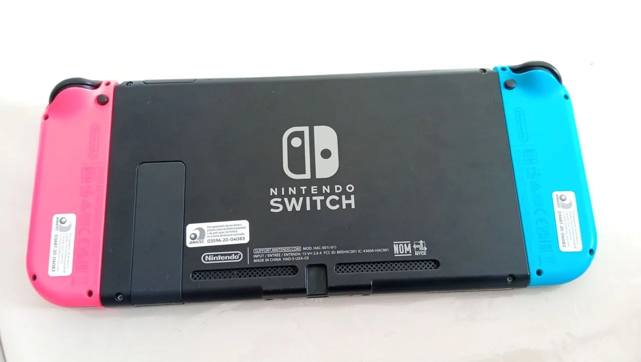 Nintendo Switch V2 Destravado Bateria Longa + Cartão 256GB + Case