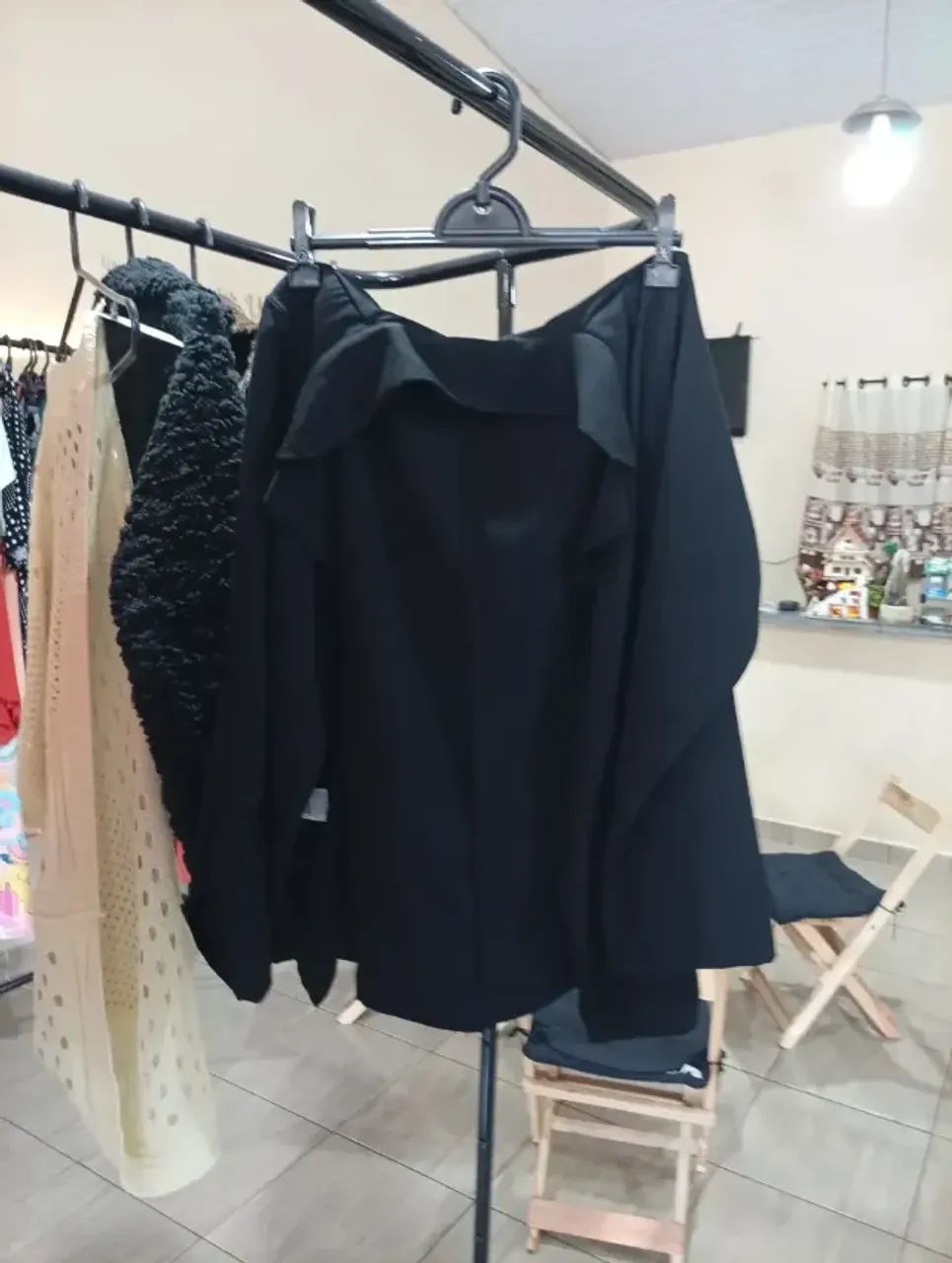 Lindo E Elegante Blazer Preto - Foto 3