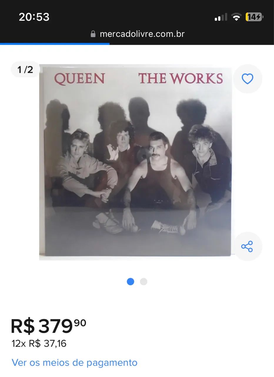 Disco Vinil lp Queem the works - Foto 3