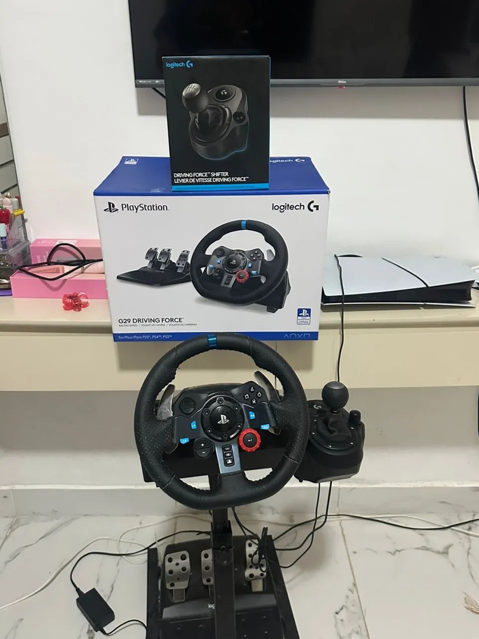 Volante logitech completo  - Foto 2