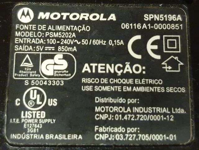 Fonte de Alimentação Motorola SPN5196A - Foto 3