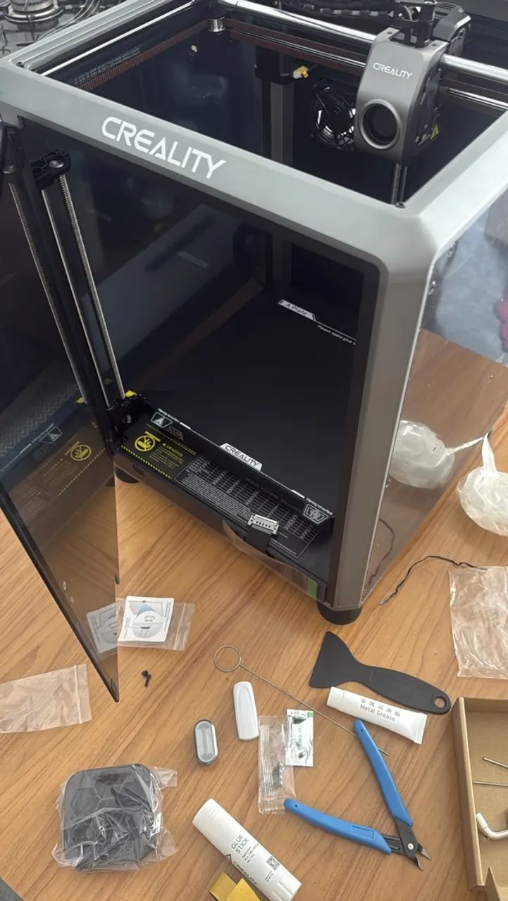 Creality K1C Impressora 3D preto 220*220*250 mm, Compatível Com CFS - Foto 3