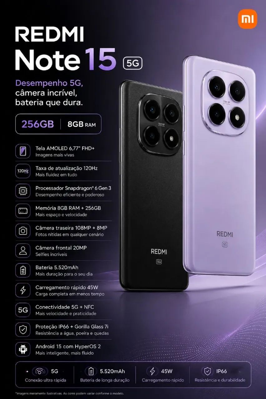 Redmi Note 15 5G 256 GB  - Foto 2