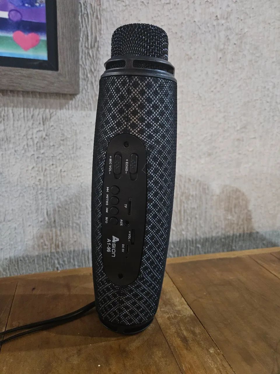 Super compacta caixa de som portátil canal 5w com microfone embutido 