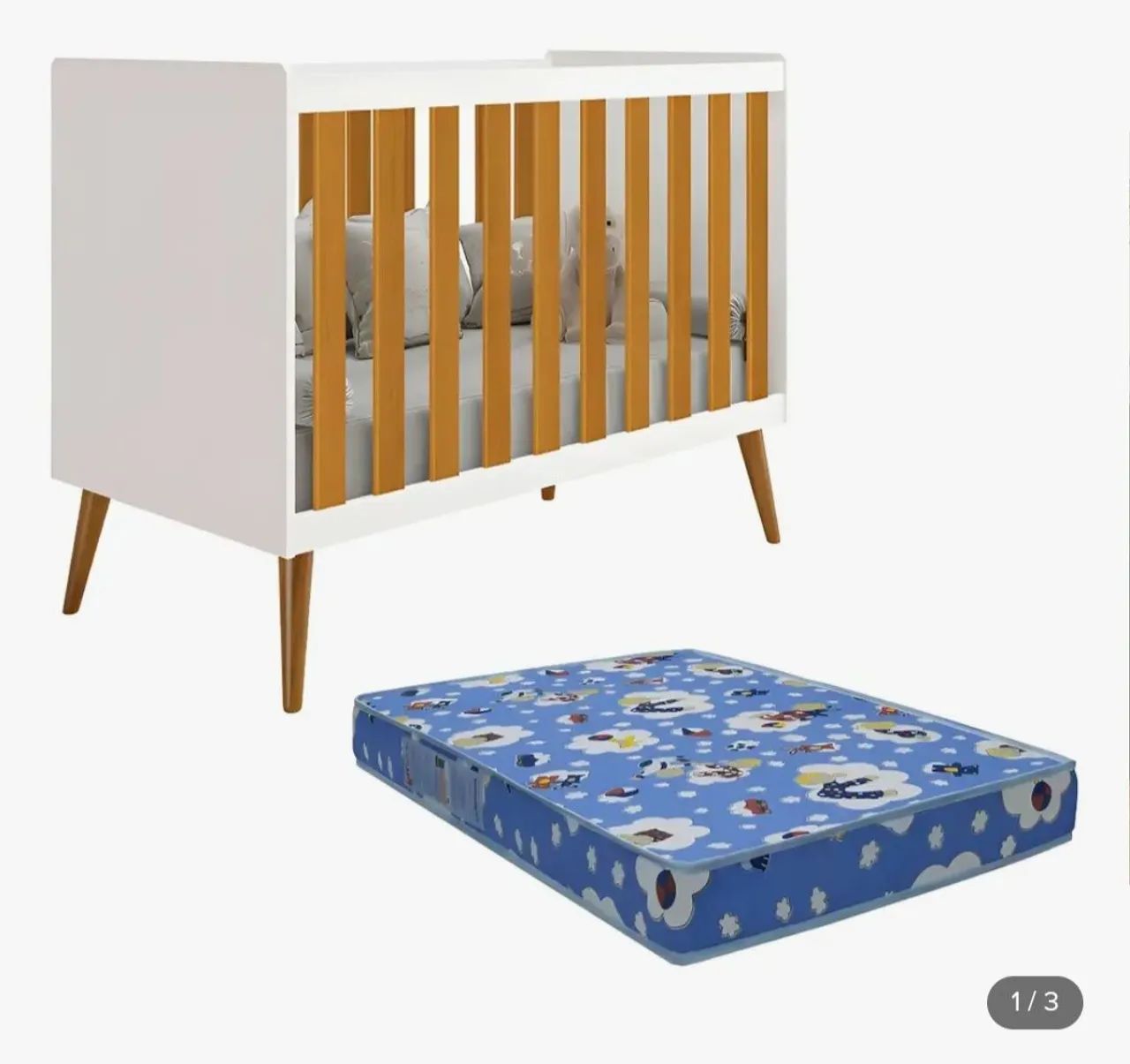 Berço americano 2 em 1 