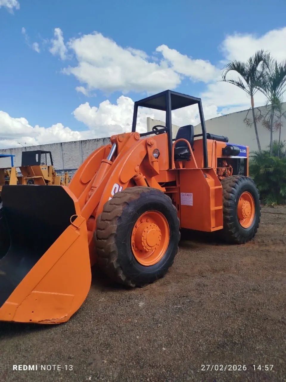 PA CARREGADEIRA FIAT  FR12 ANO 1988 TRANSMISSAO GRANDE