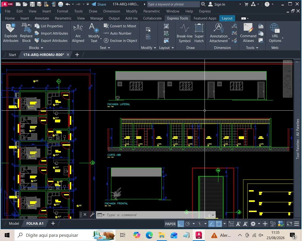 Projetos para obra/prefeitura Autocad