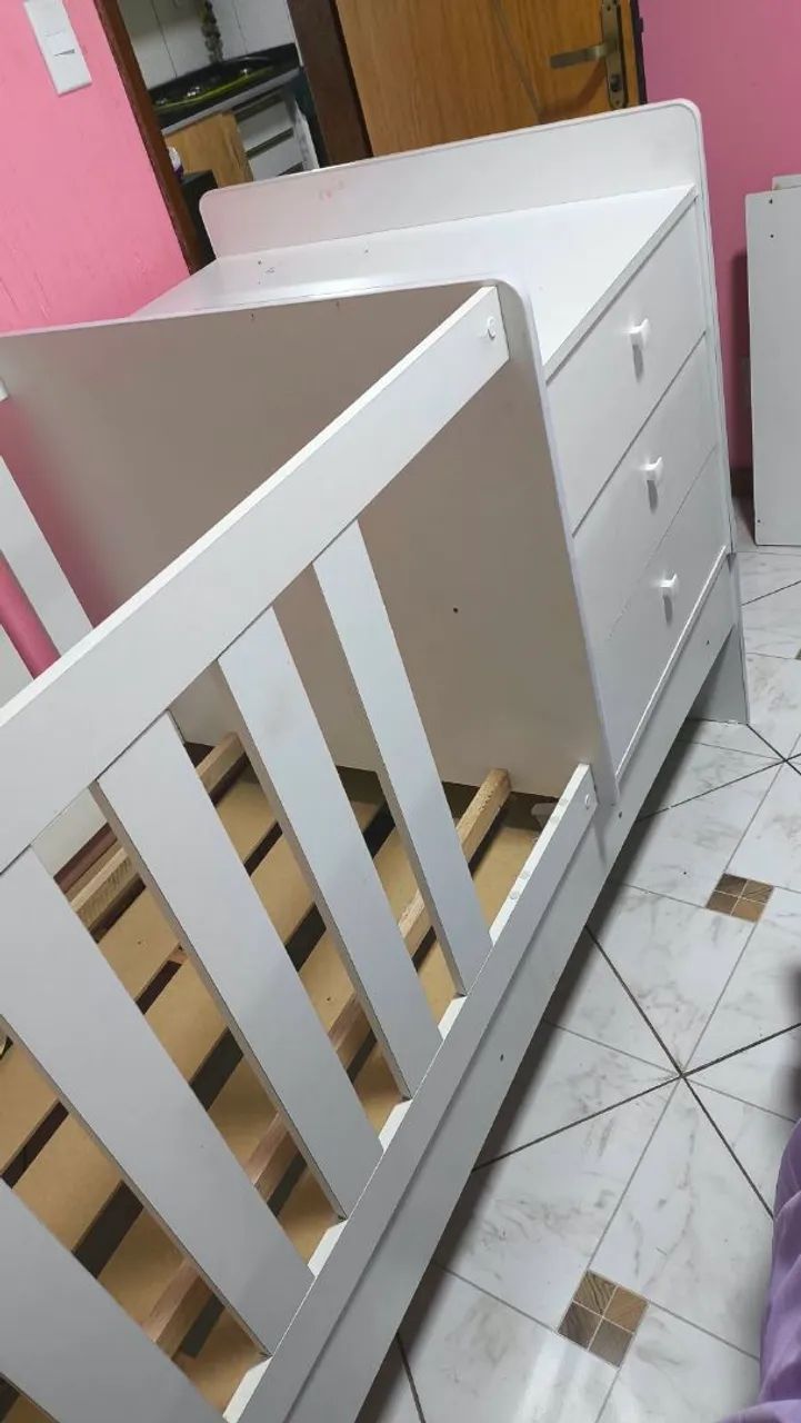 Berço infantil com gavetas - Foto 3