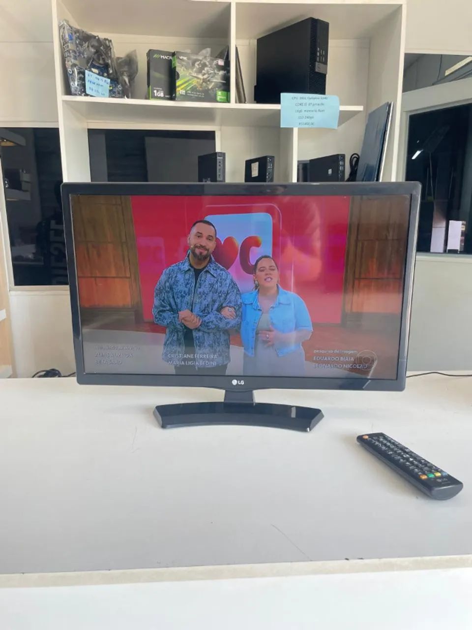 monitor tv digital HDMI LG  24 polegadas led /hdmi/usb perfeito com garantia e nf