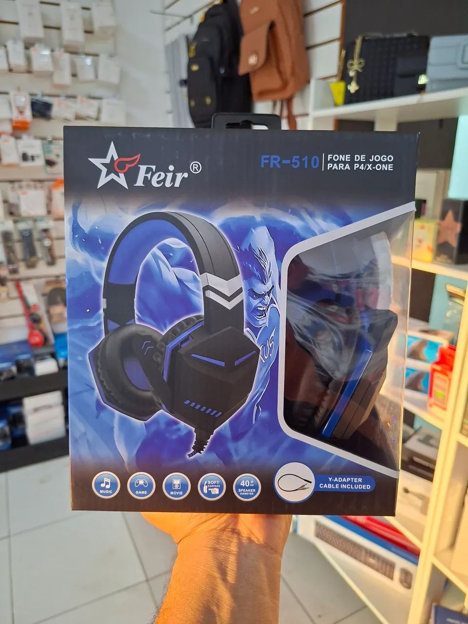 Headset para ps4 xbox pc e celular - entrega em slz e região 