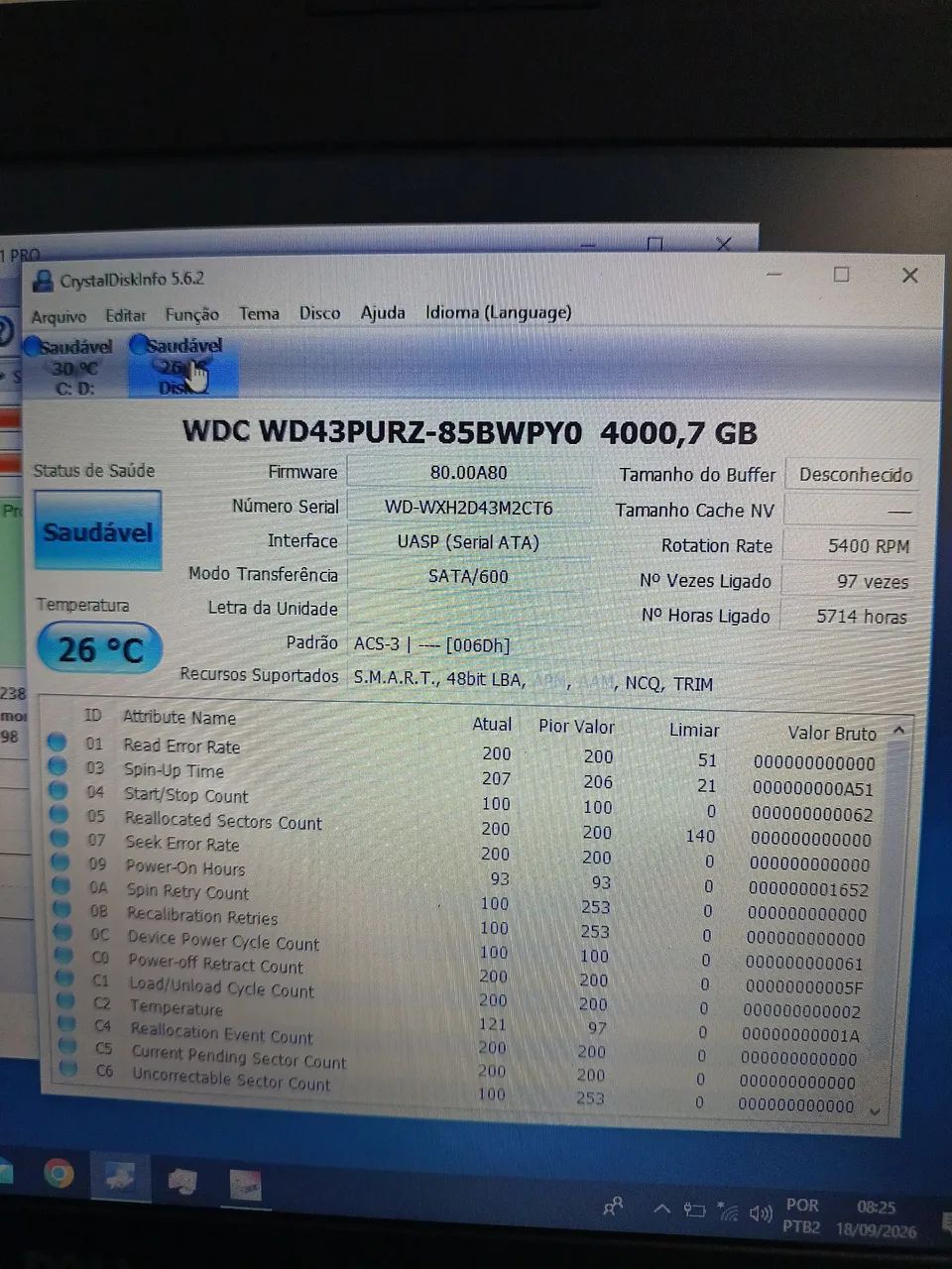 Hd wd Purple 4tb cftv dvr nvr cpu  - Foto 2