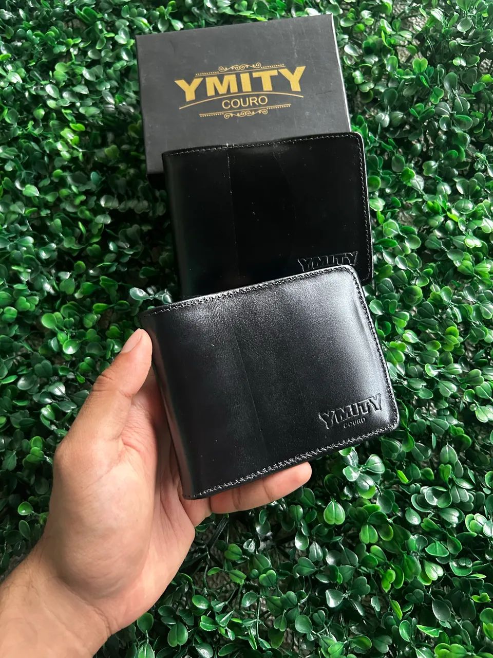 Carteira de Couro Ymity Masculina - NOVA