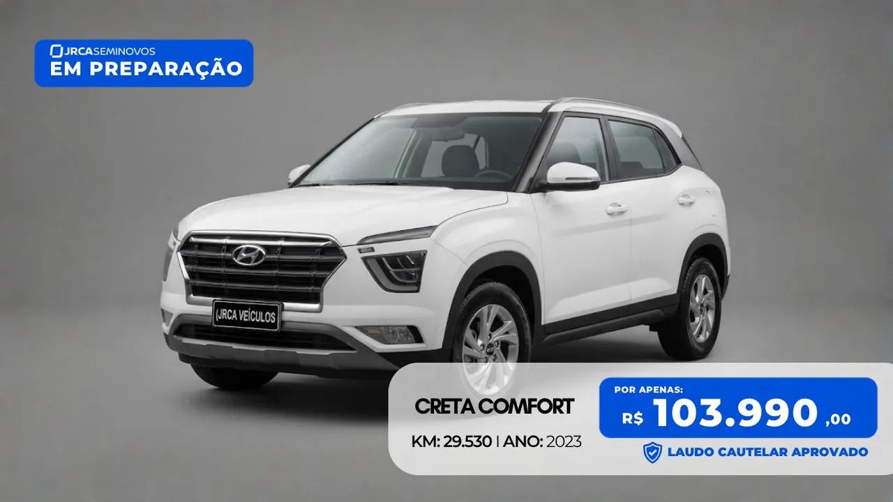Hyundai Creta Creta Comfort 1.0 TB 12V Flex Aut. 2023