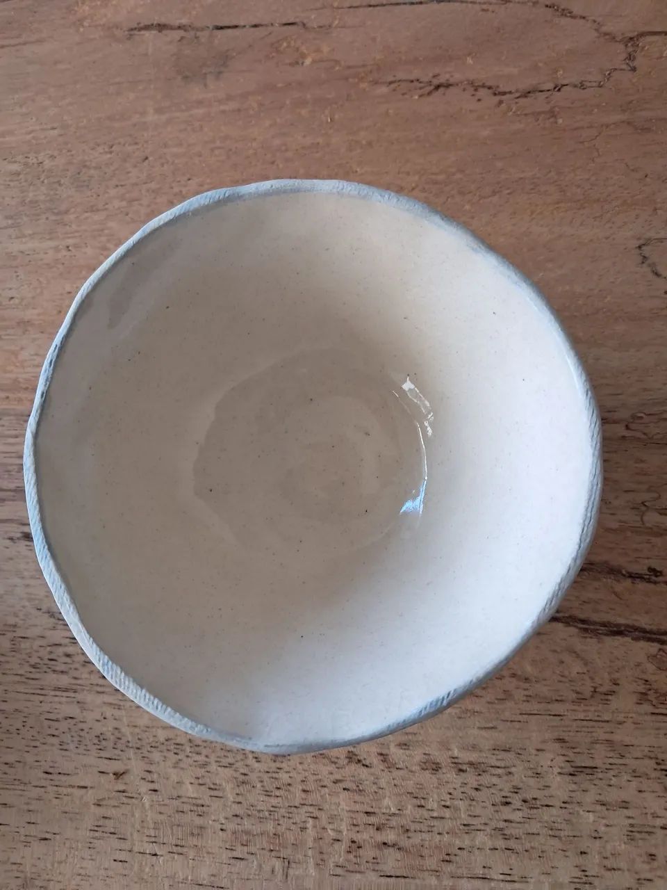 Tigelinha em cerâmica esmaltada azul alta temperatura artesanal - Foto 2