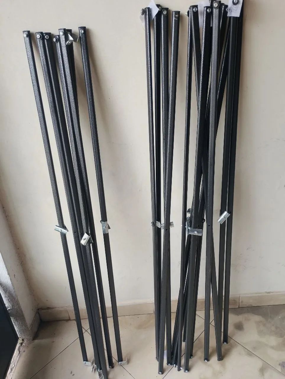 Barras em Ferro para Gazebo DOBRÁVEL 3mtx3mt 