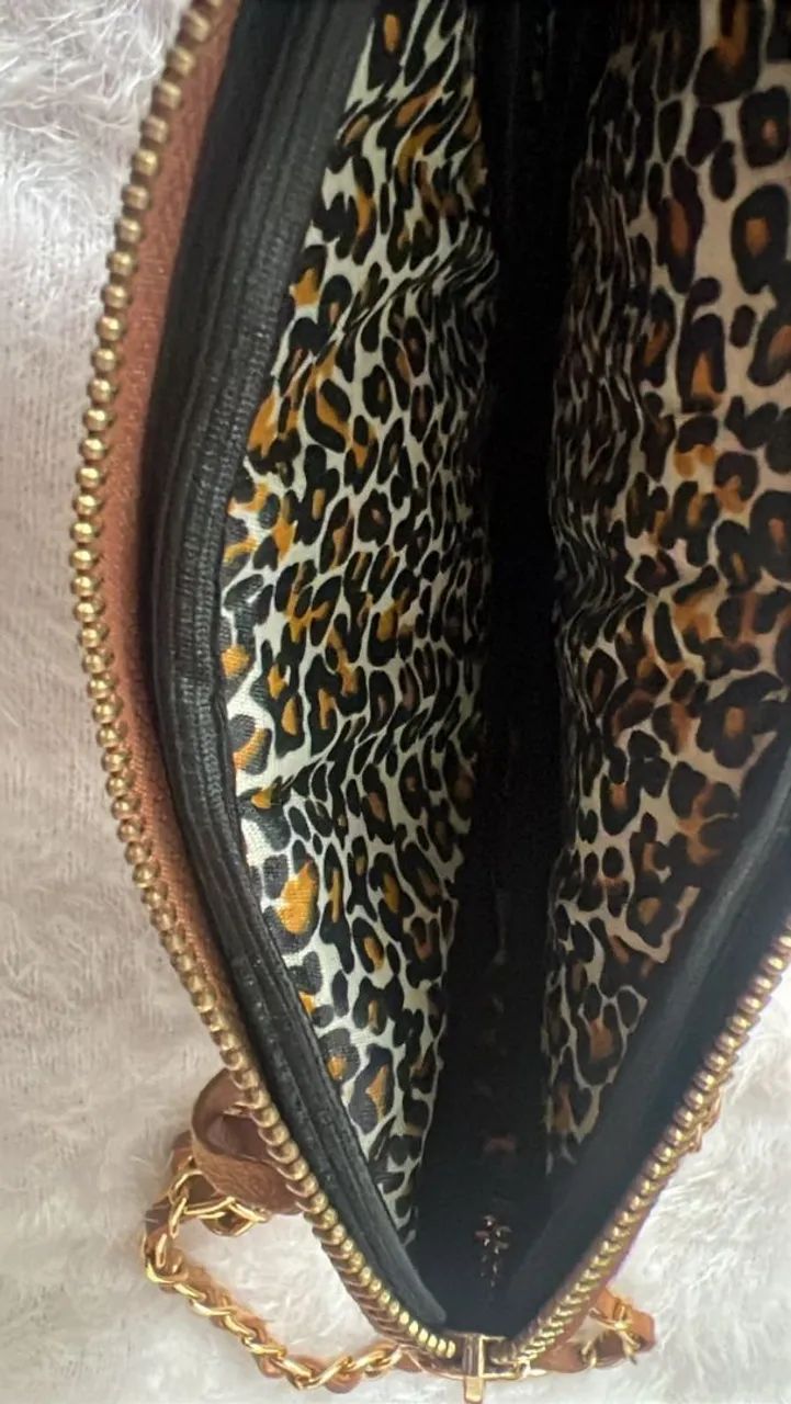 Bolsa de ombro onça em excelente estado  - Foto 2