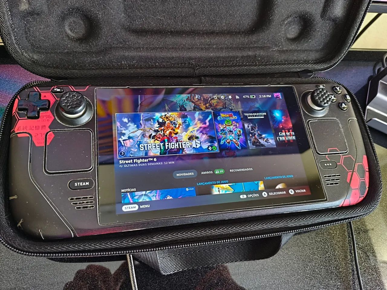 Steam deck LCD 1tb + case + dock - Consoles de Vídeo Game - Sítio