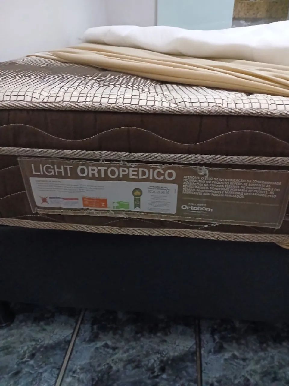 Cama box casal ortopedica  king size ortobom  - Foto 3