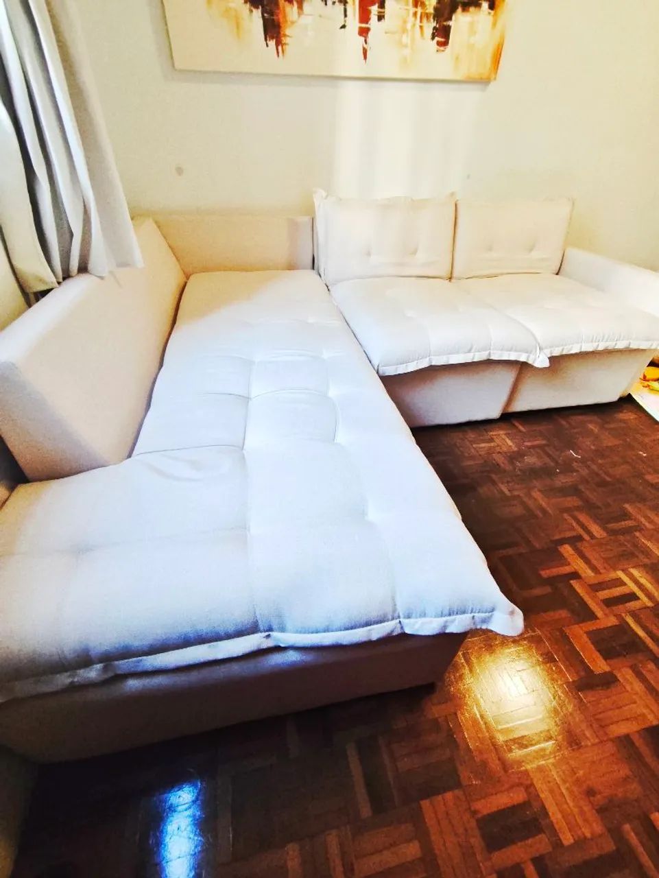 Sofá Catar Retrátil com Chaise - Foto 2