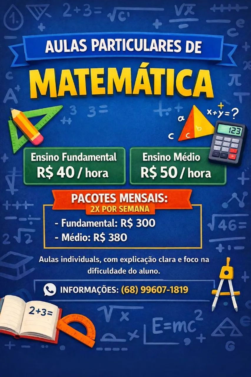 Aulas Particulares de Matemática<br>