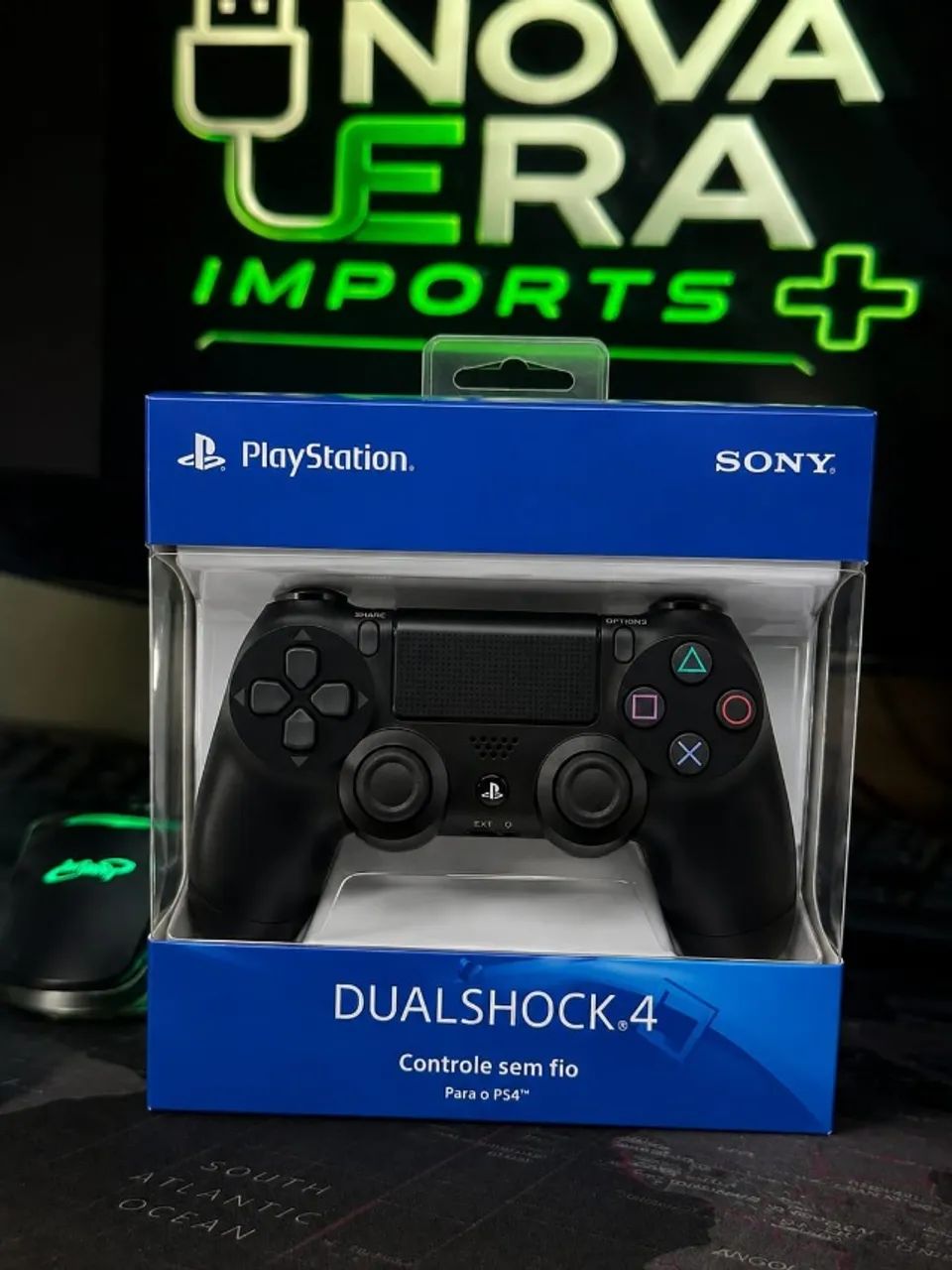 CONTROLE PS4 + ACESSORIOS  (IMPORTADO) 