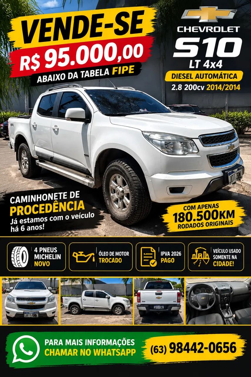 Chevrolet S10 CD 4X4 2.8 TDI 2014