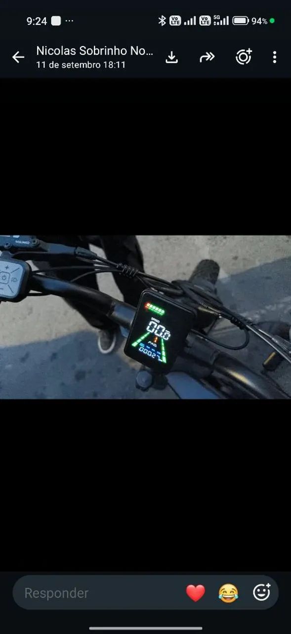 Bike elétrica V8 starmega - Foto 2