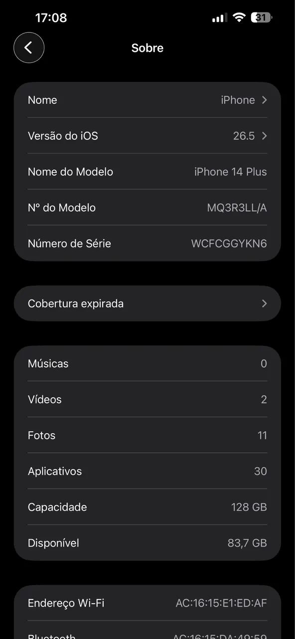 iPhone 14 Plus 128 GB SEM DETALHES  - Foto 2