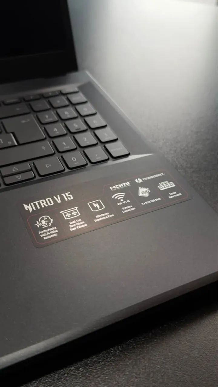 Notebook Gamer Nitro V15 Intel i7 e RTX 4060 - Foto 4